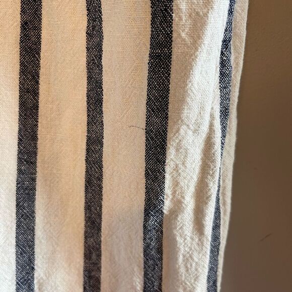 J.Crew Linen Blend Striped Drawstring Waist Wide Leg Cropped Pant | SZ S - Picture 12 of 14